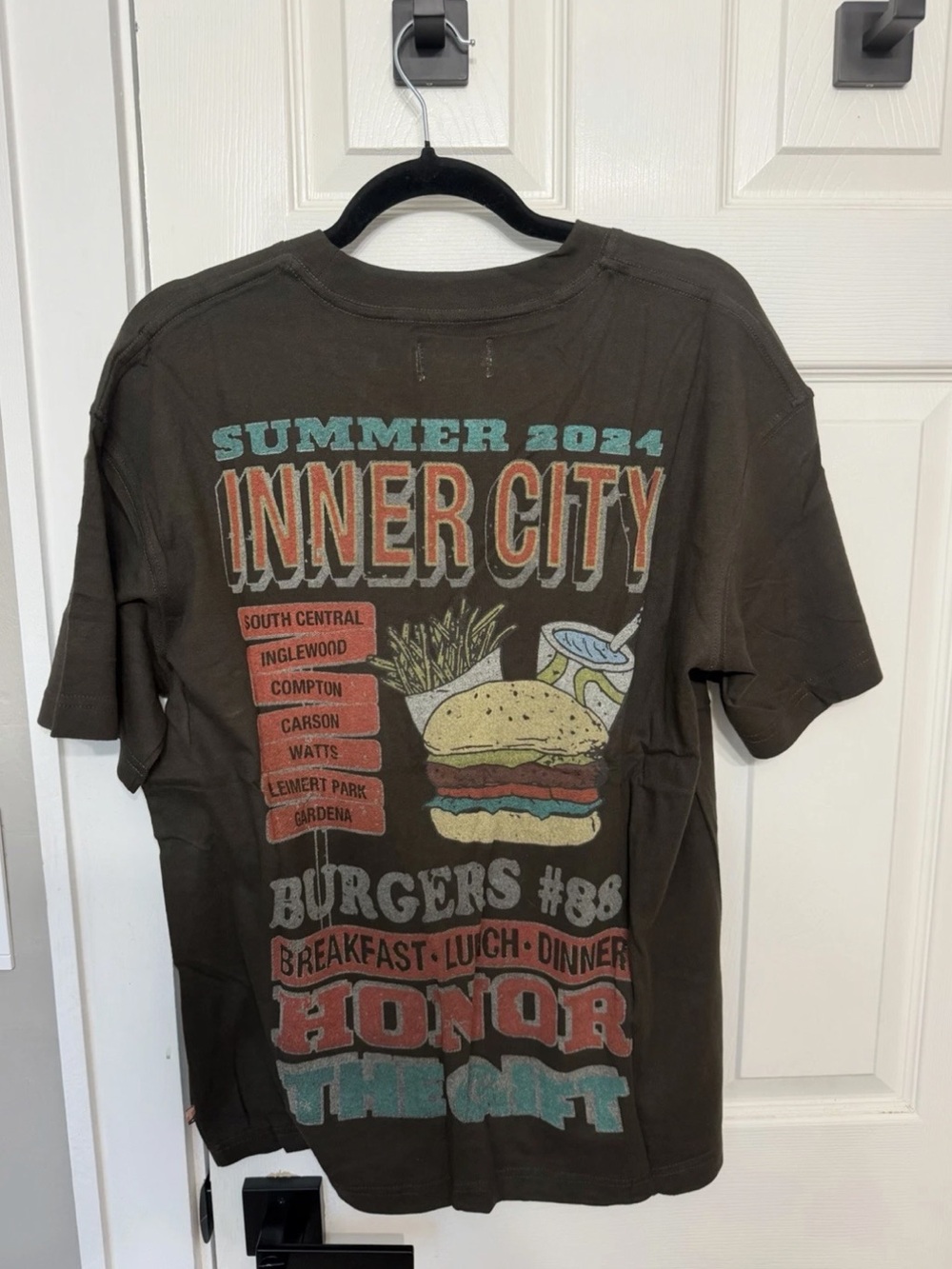 Honor The Gift Burger Tee Small